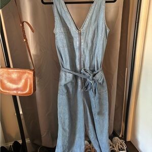 Denim jumpsuit from Madewell.